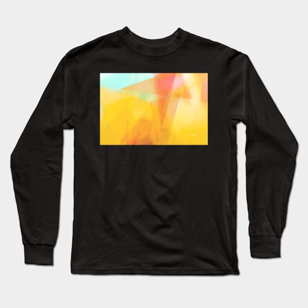 Sunny Side Up abstract art Long Sleeve T-Shirt by art64